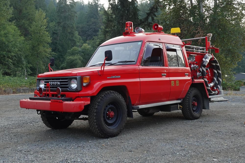 1990 Toyota Land Cruiser FJ75 Fire Truck
