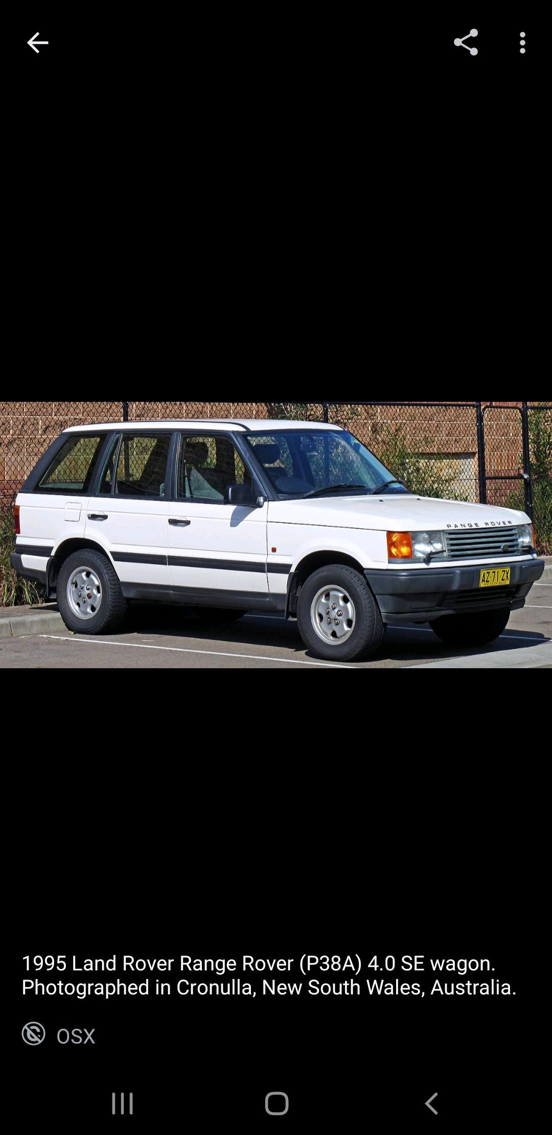 Land Rover Range Rover Discussion Board - Cars & Bids