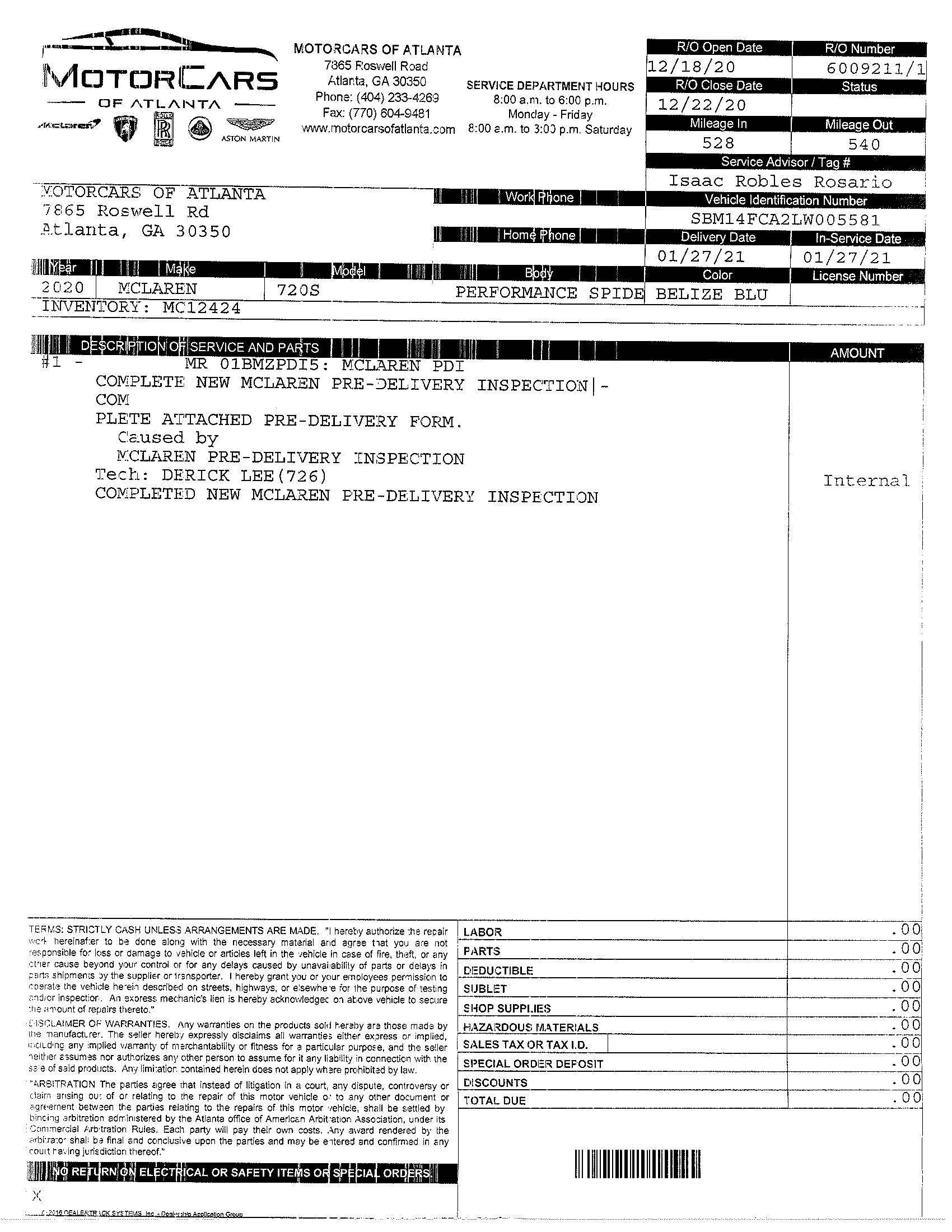 2020 McLaren 720S Spider Performance photo 112