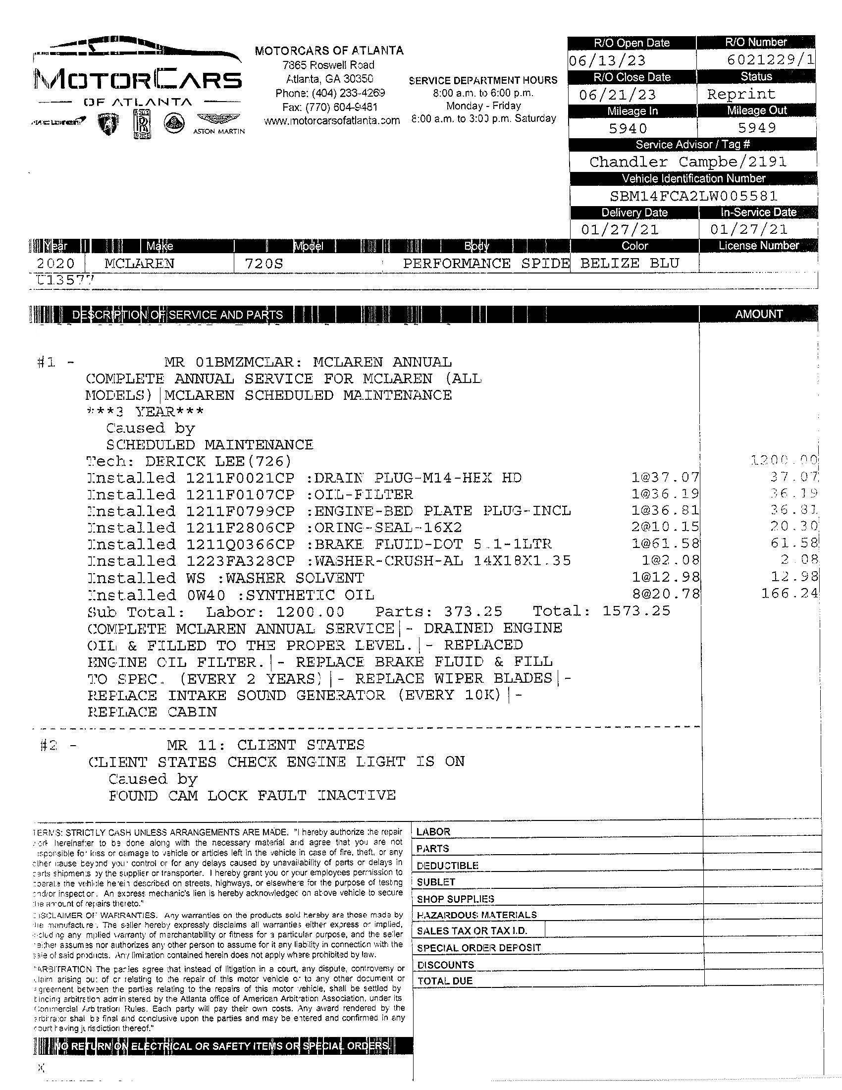 2020 McLaren 720S Spider Performance photo 102