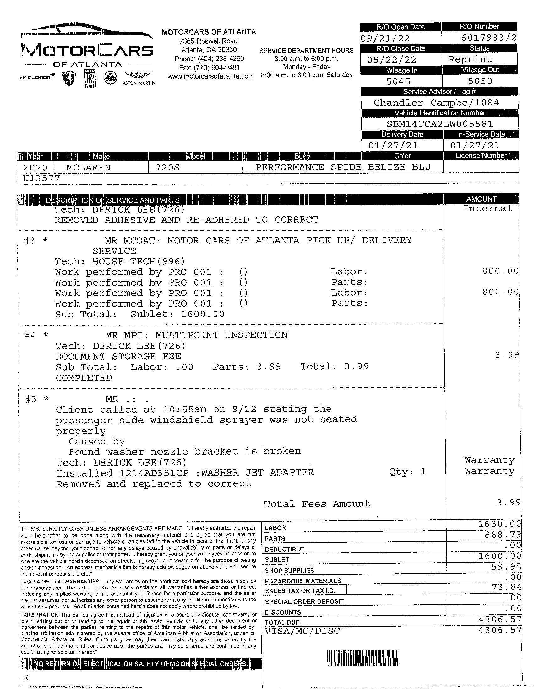 2020 McLaren 720S Spider Performance photo 105