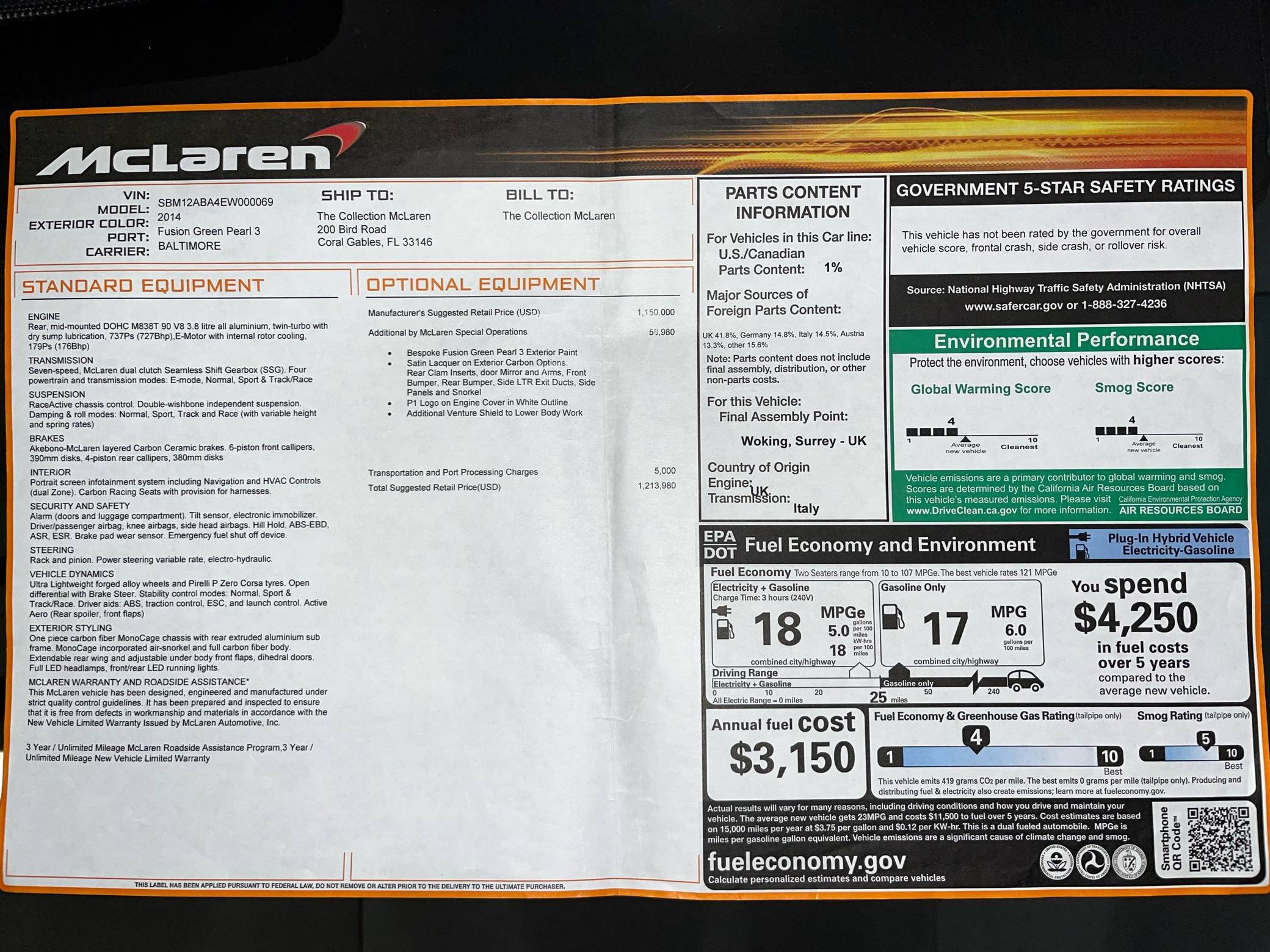 2014 McLaren P1 photo 424