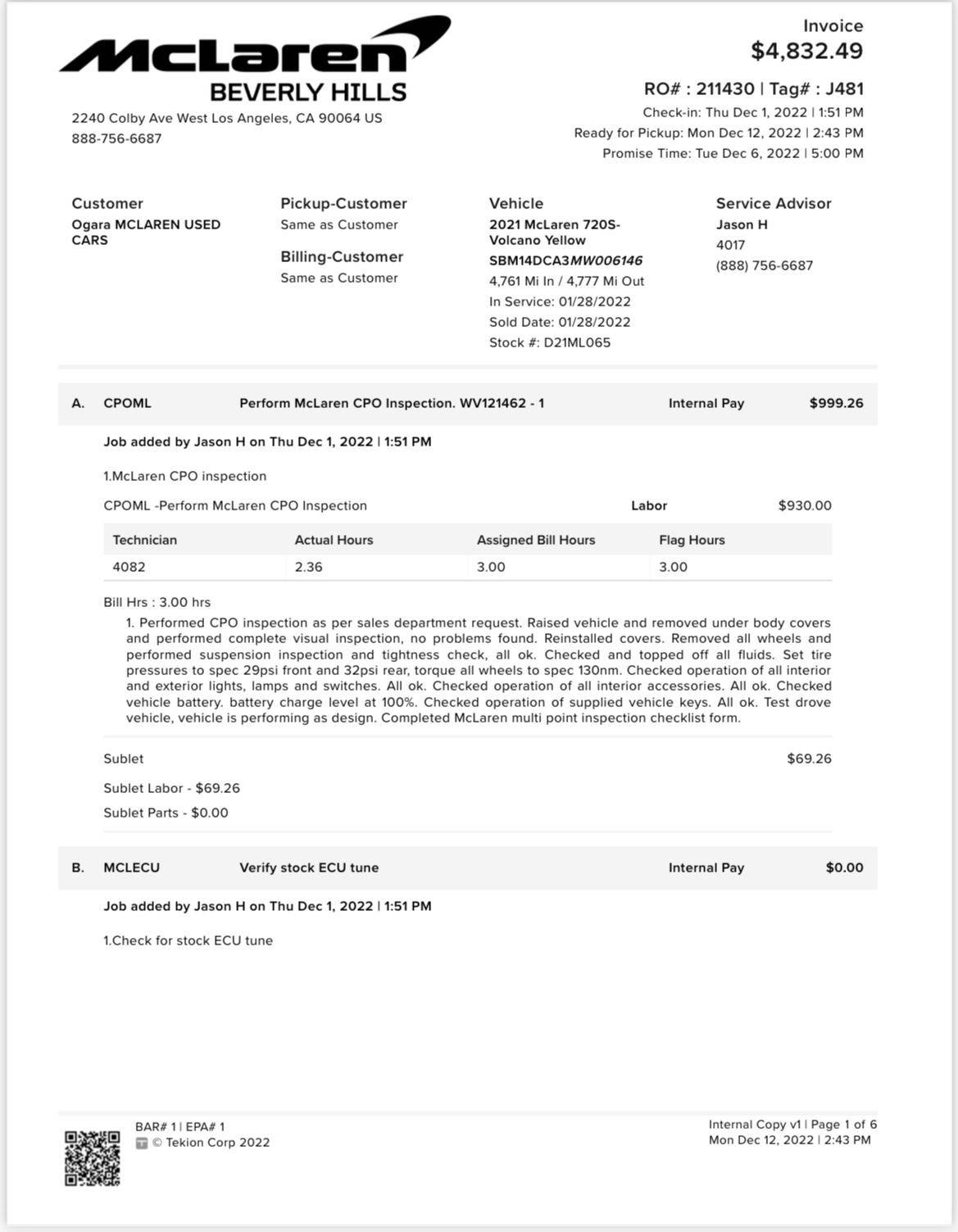 2021 McLaren 720S photo 117