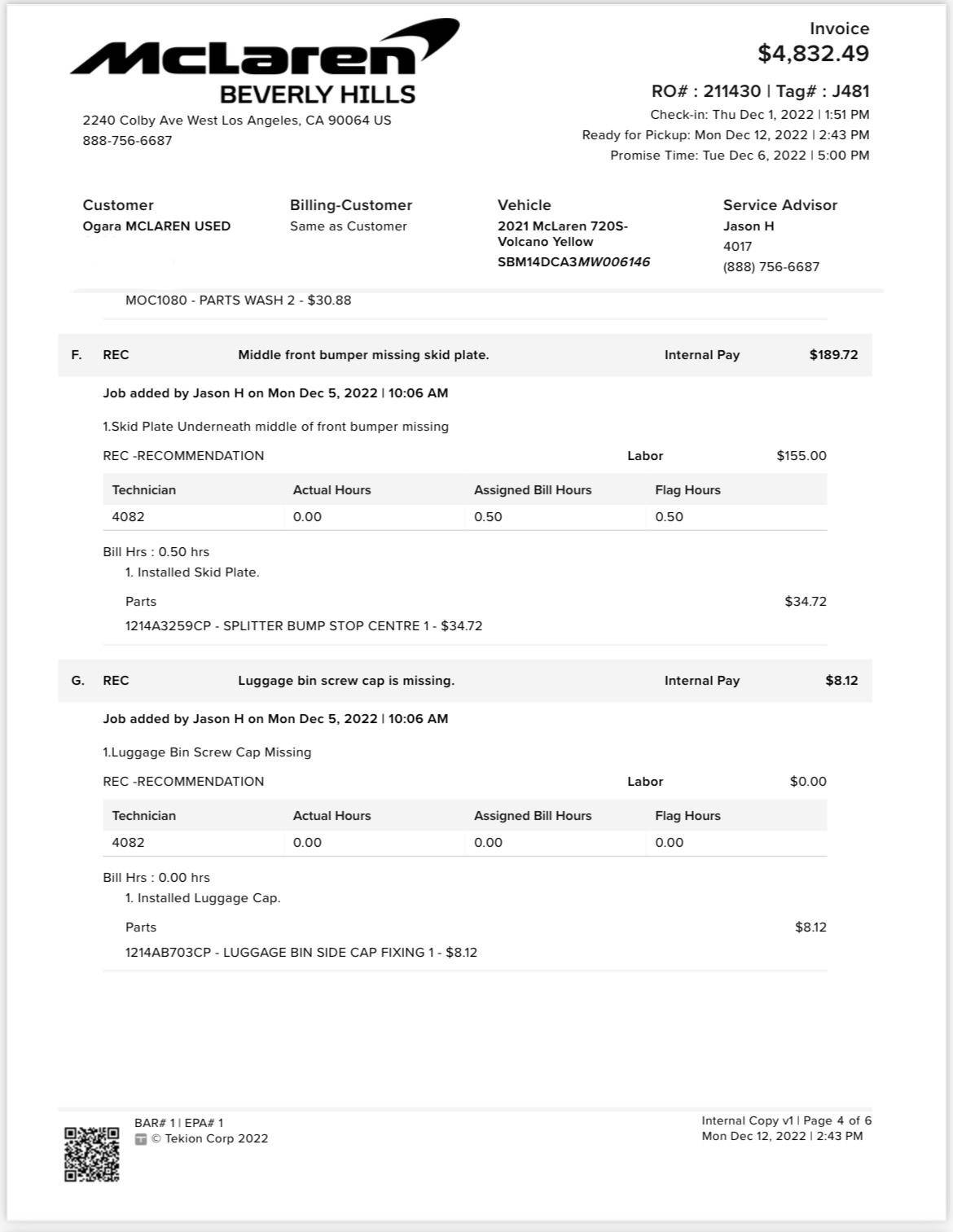2021 McLaren 720S photo 120