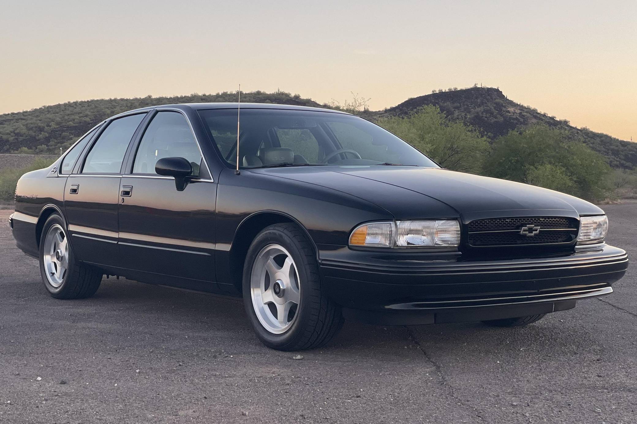 or 1996 Black Silver Aluminum License Plate 1995 Chevrolet Impala SS 1994 