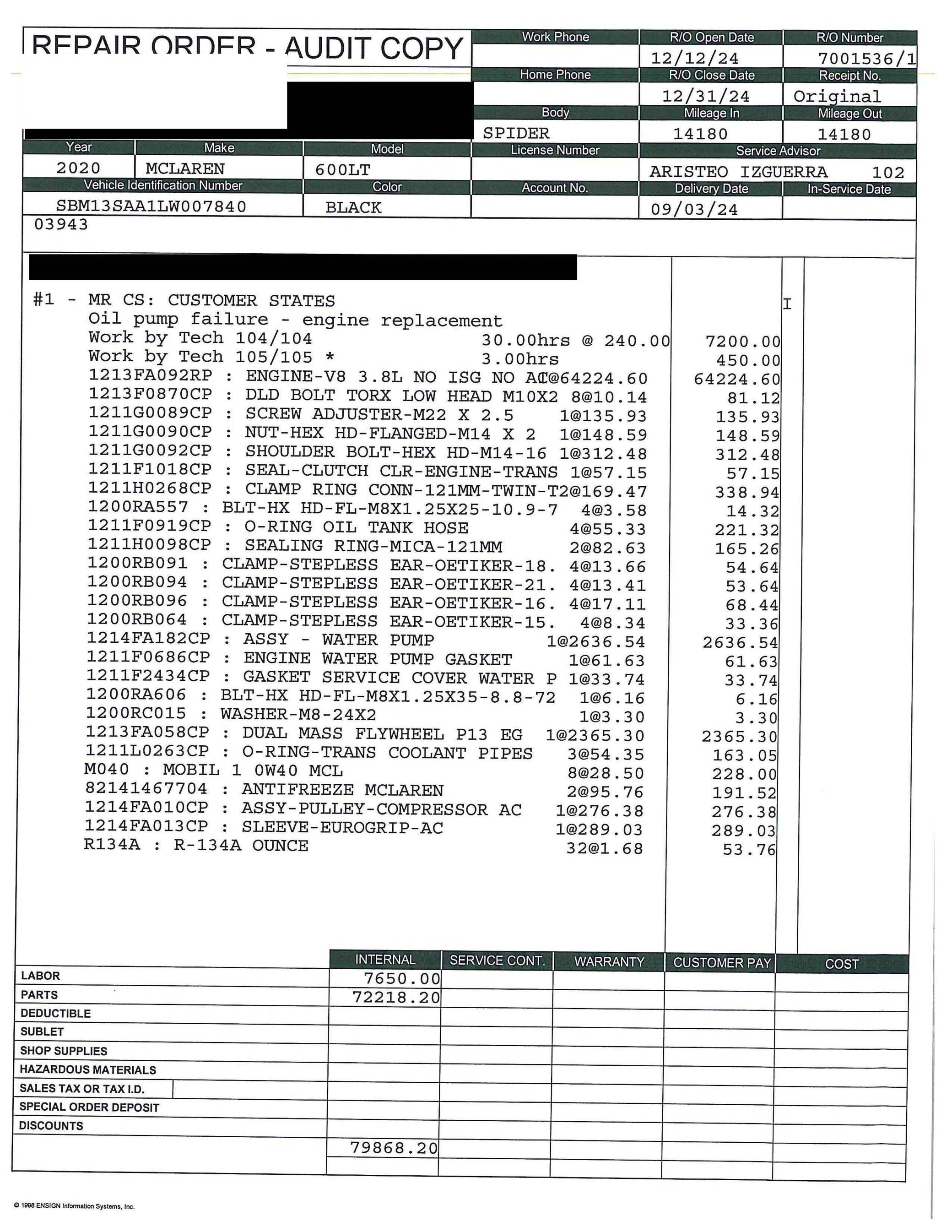 2020 McLaren 600LT Spider photo 89