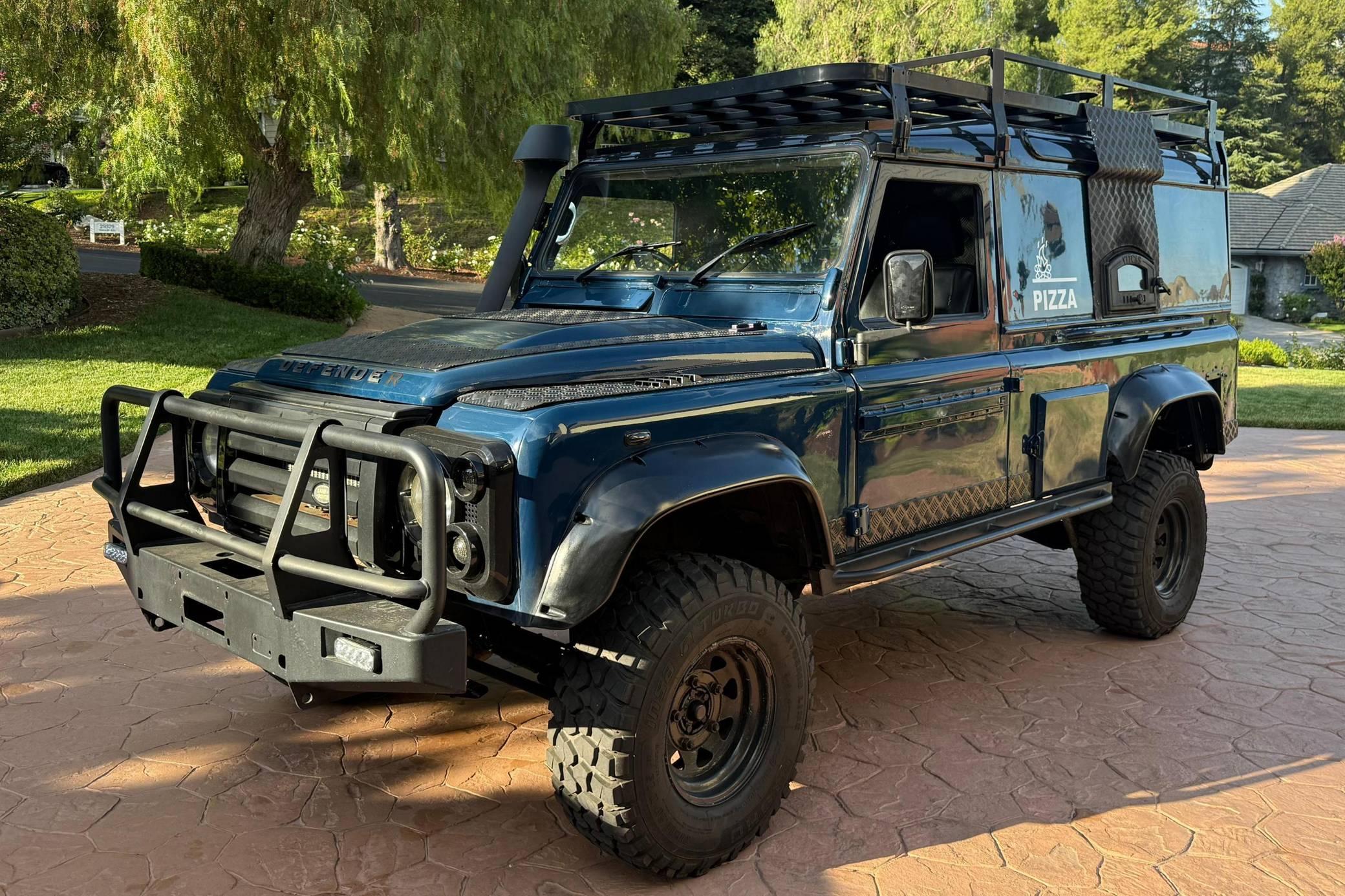 1997 Land Rover Defender 110 Wood-Fired Pizza Oven VIN