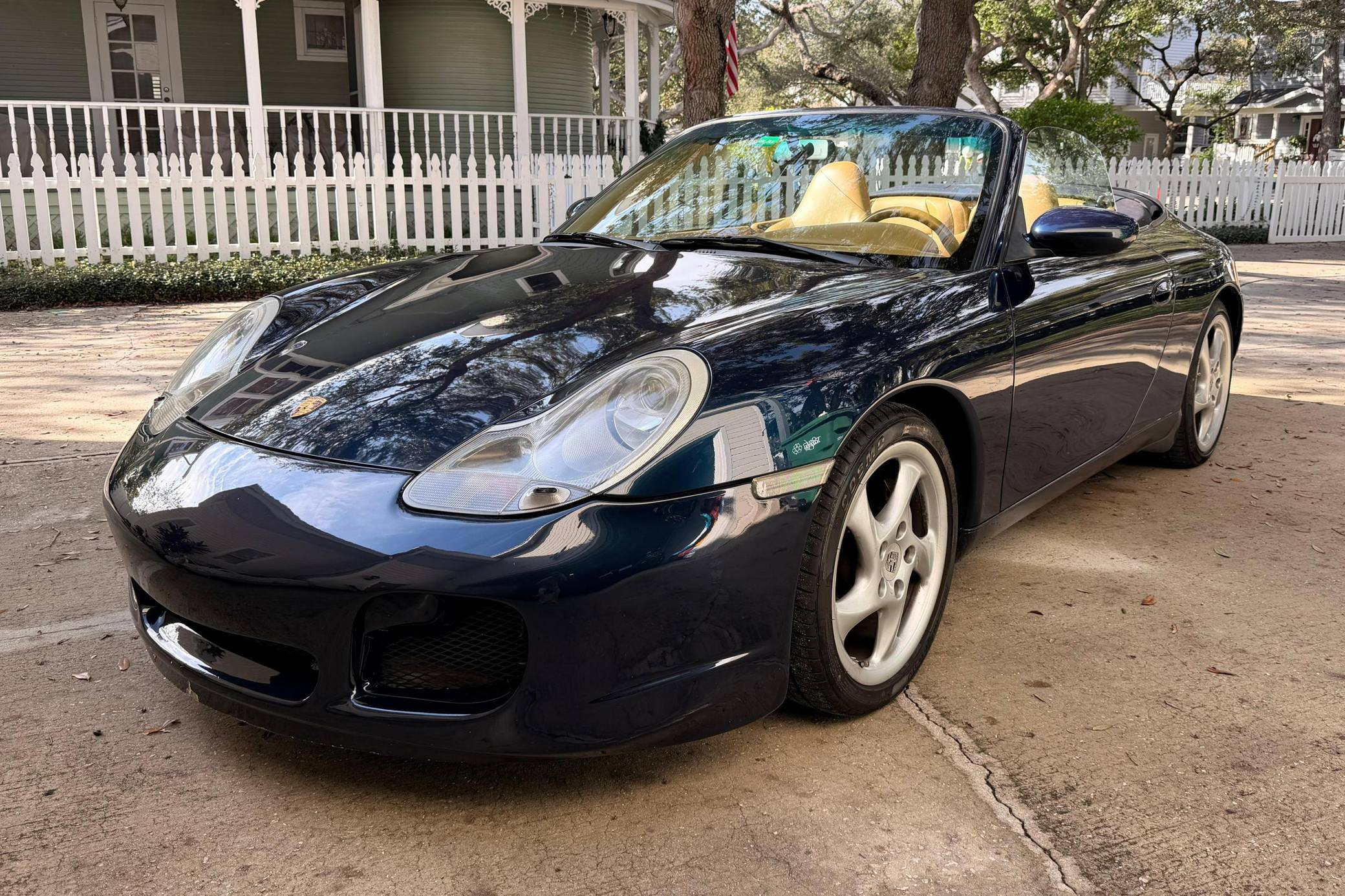 k*o様 【価格交渉歓迎♪】zagaku04 ネイビー　紺　ブナ　ビーチ材 2000 Porsche 911 Carrera 4 Cabriolet VIN: WP0CA2995YS651065 for