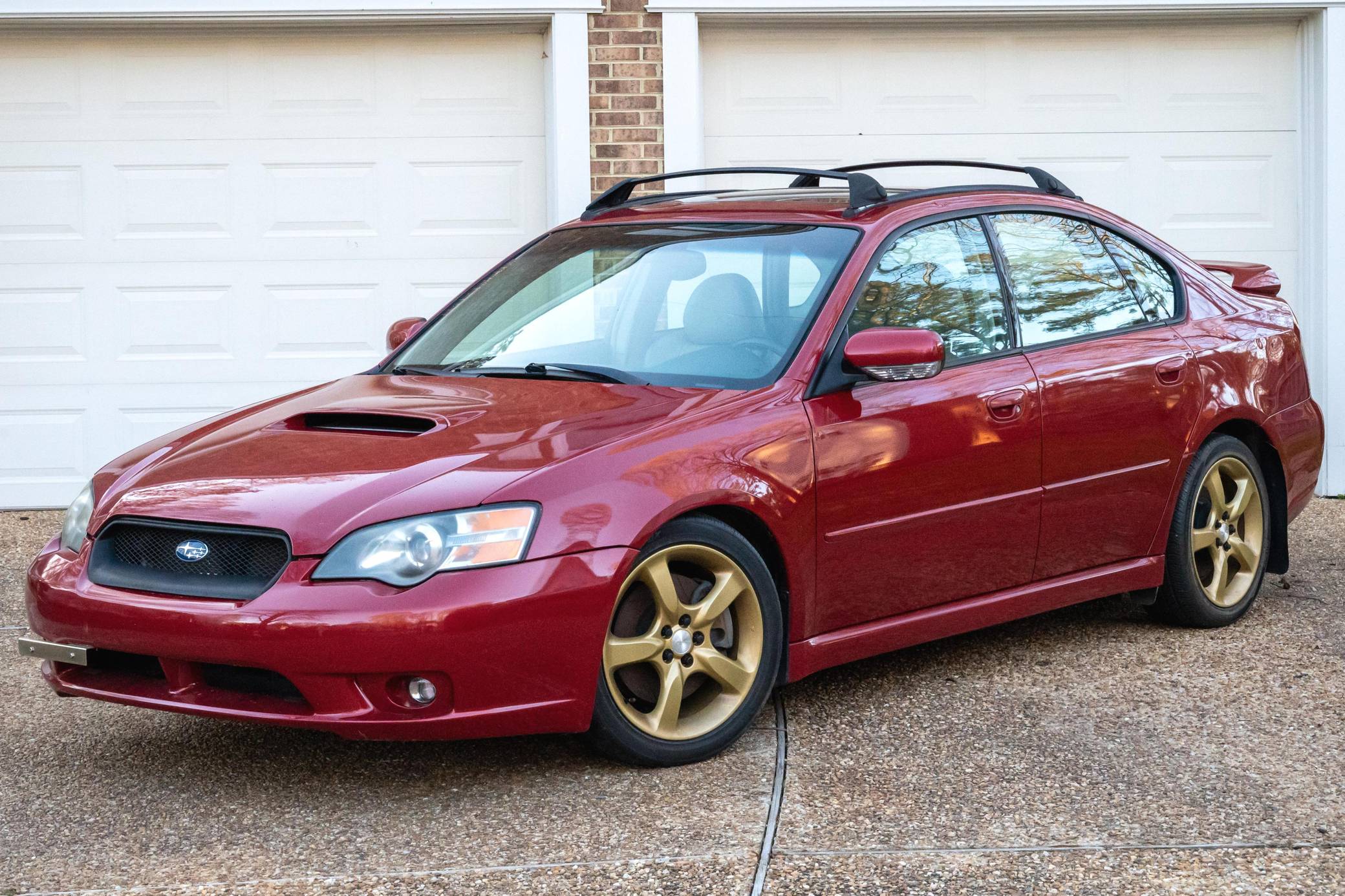 Subaru legacy roof online rack install