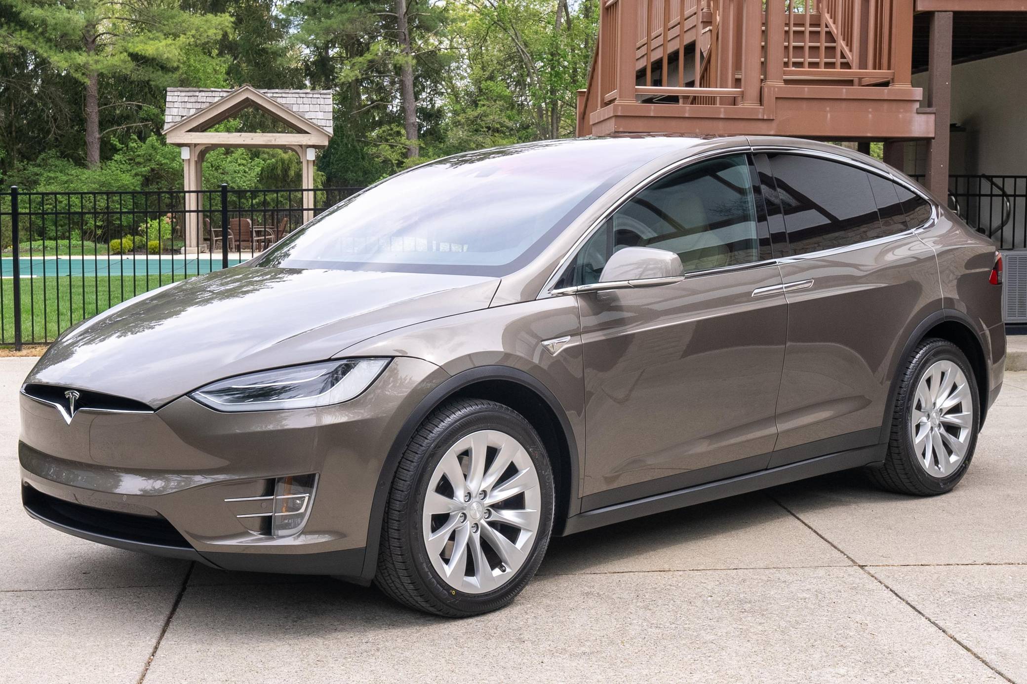 Tesla model x on sale 90d horsepower