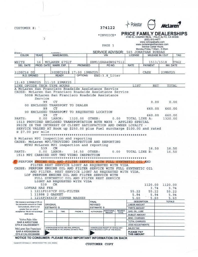 2016 McLaren 675LT Spider photo 125