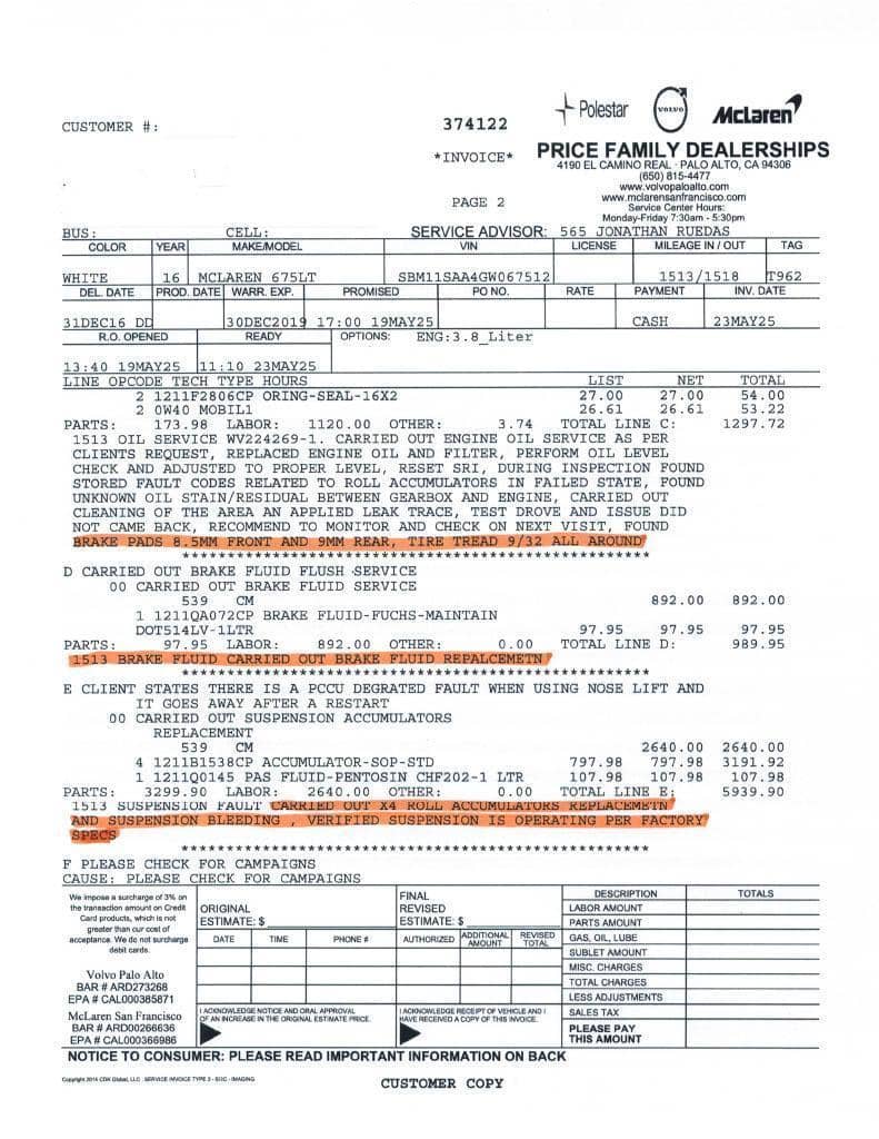 2016 McLaren 675LT Spider photo 126