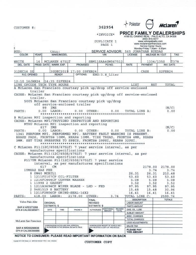 2016 McLaren 675LT Spider photo 128