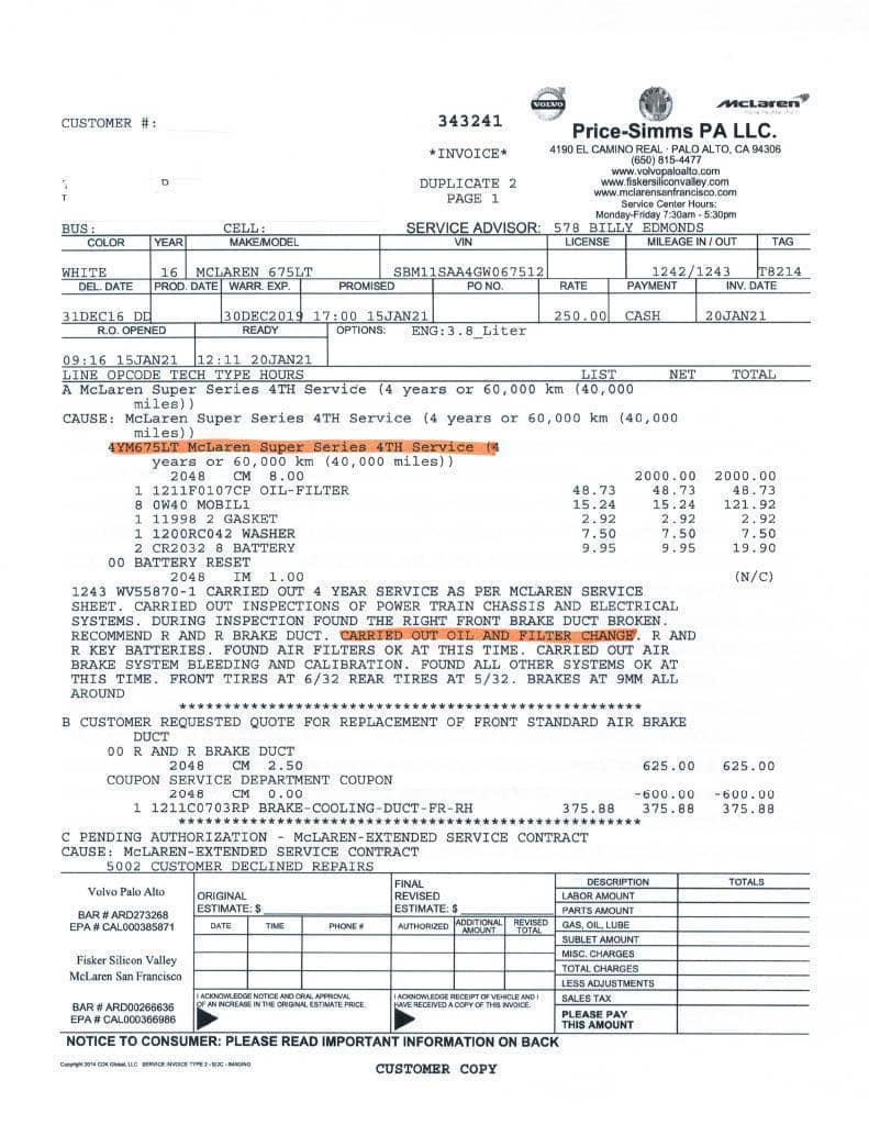 2016 McLaren 675LT Spider photo 131