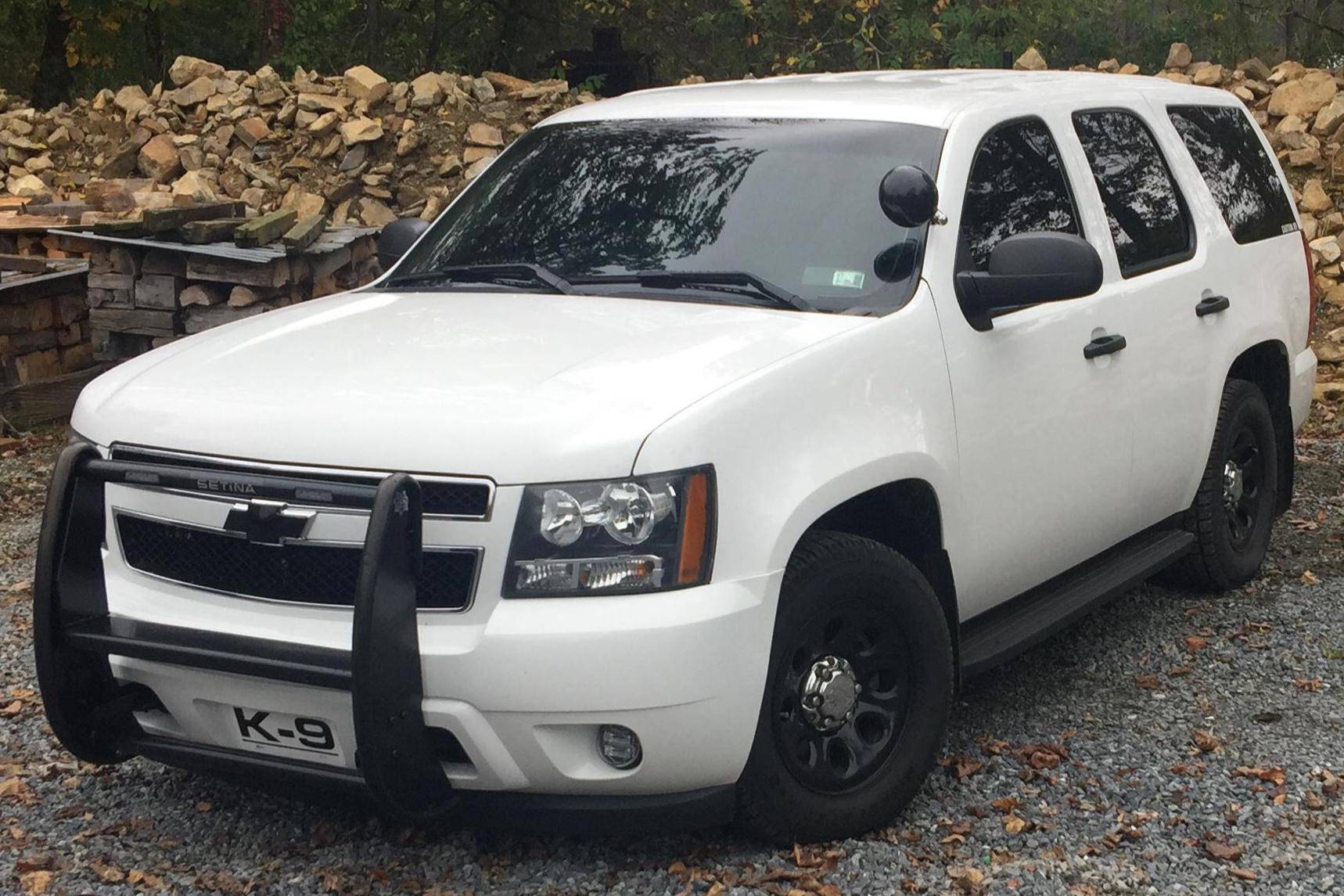 Chevy tahoe deals police push bar