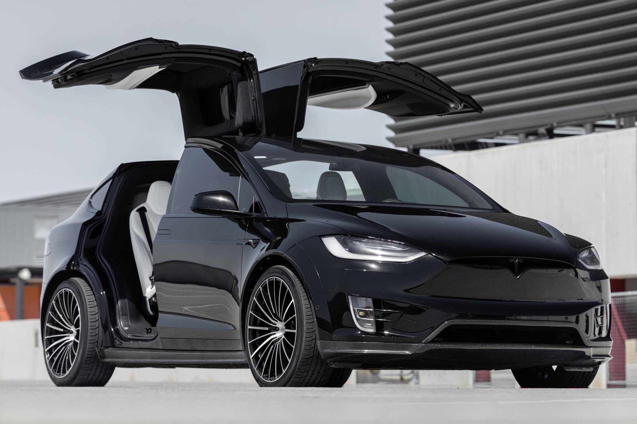 2018 tesla model x p100d deals range