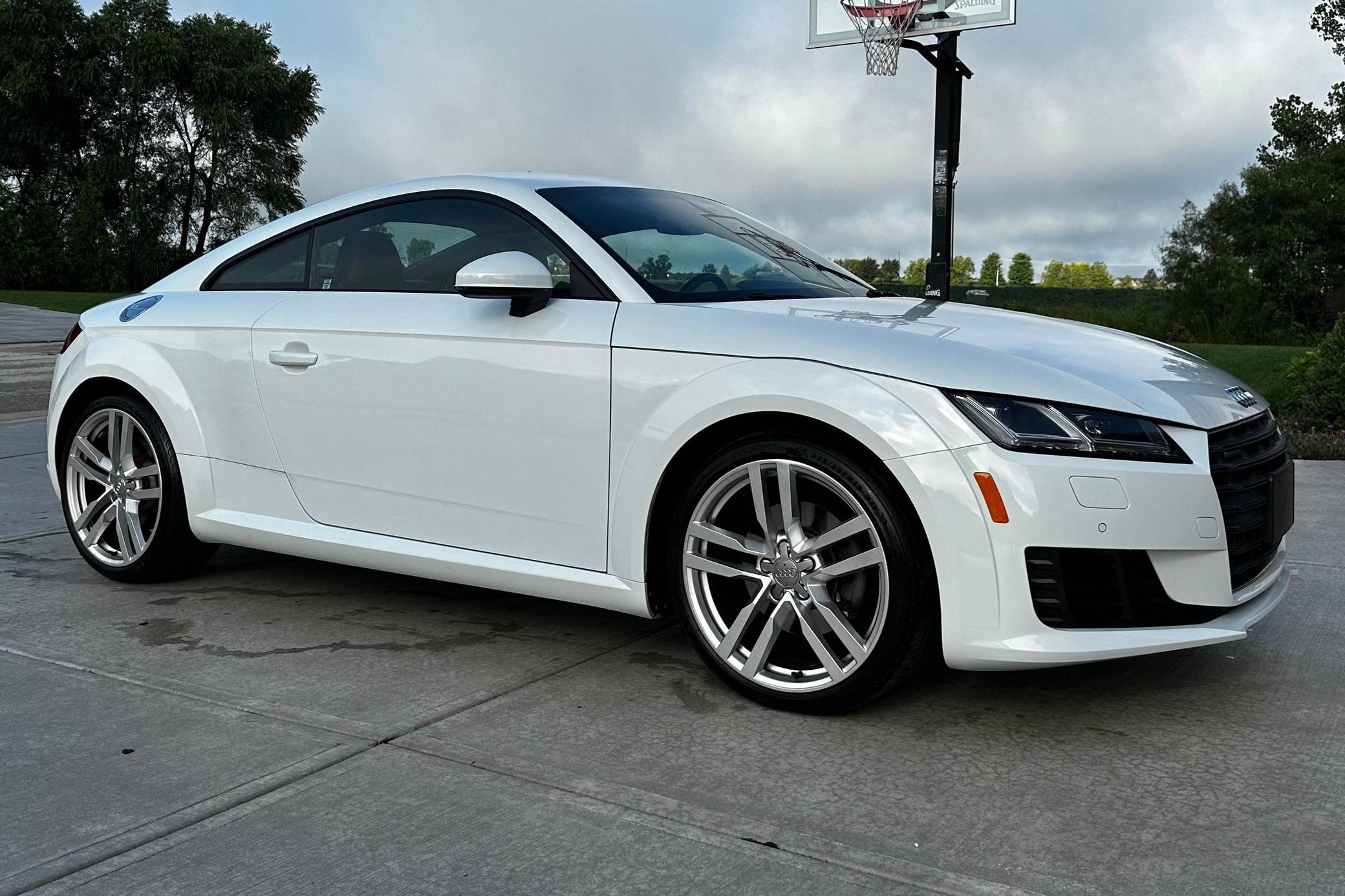 Oxford Diecast 1/76 Audi TT Coupé – Bianco Glacier, Pressofuso, Custodia Inclusa