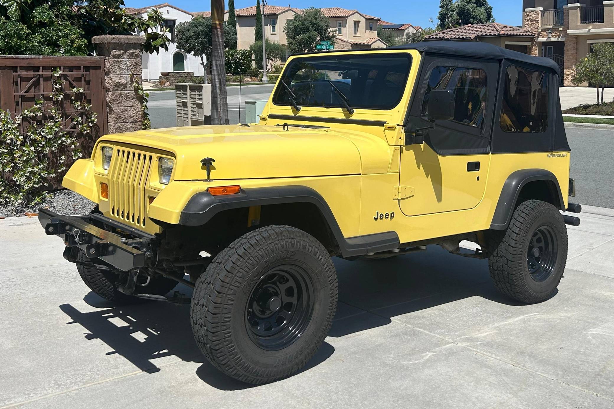 1991 Jeep Wrangler 4x4 VIN: 2J4FY19P6MJ100519 for Sale - Cars & Bids