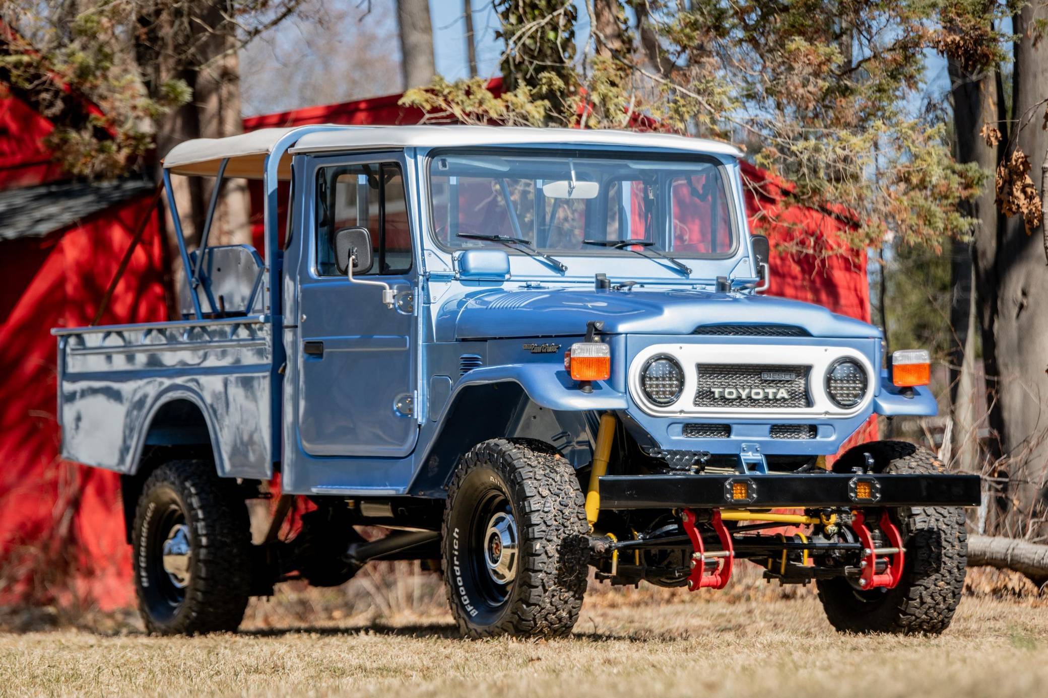 Toyota HJ 45 Landcruiser crew Cab - CrèmeX300 Vert British Racing
