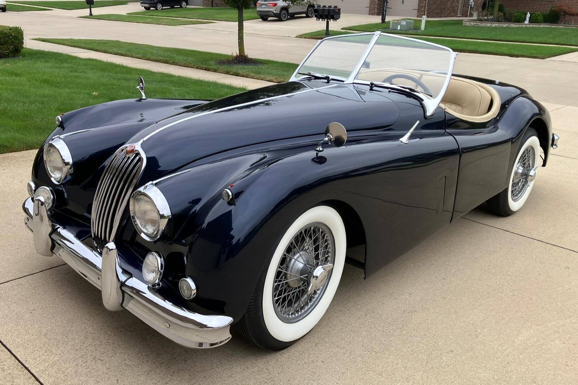1955 Jaguar XK140 MC Roadster VIN: A810896DN for Sale - Cars & Bids