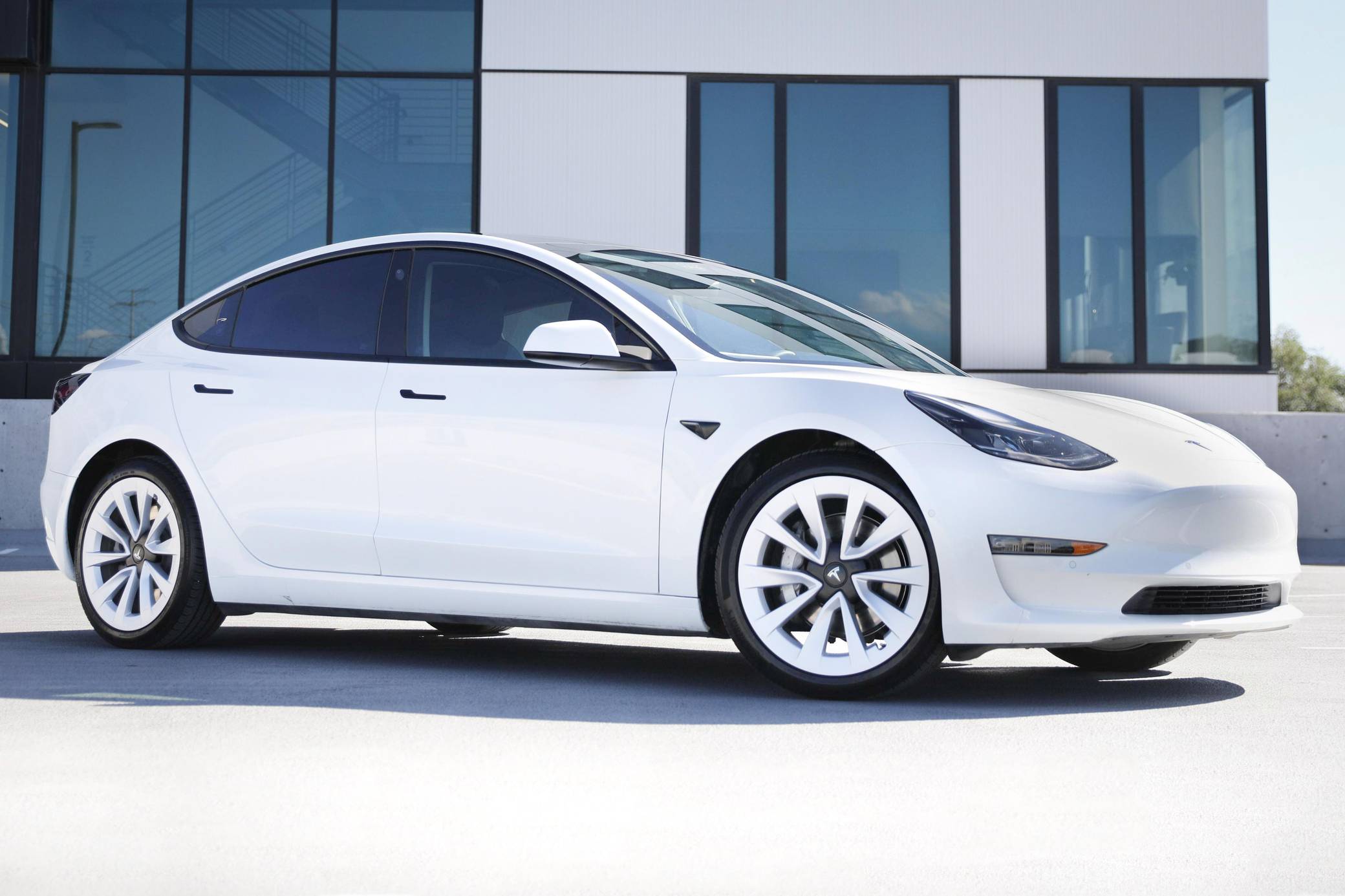 used 2021 tesla model 3 long range for sale