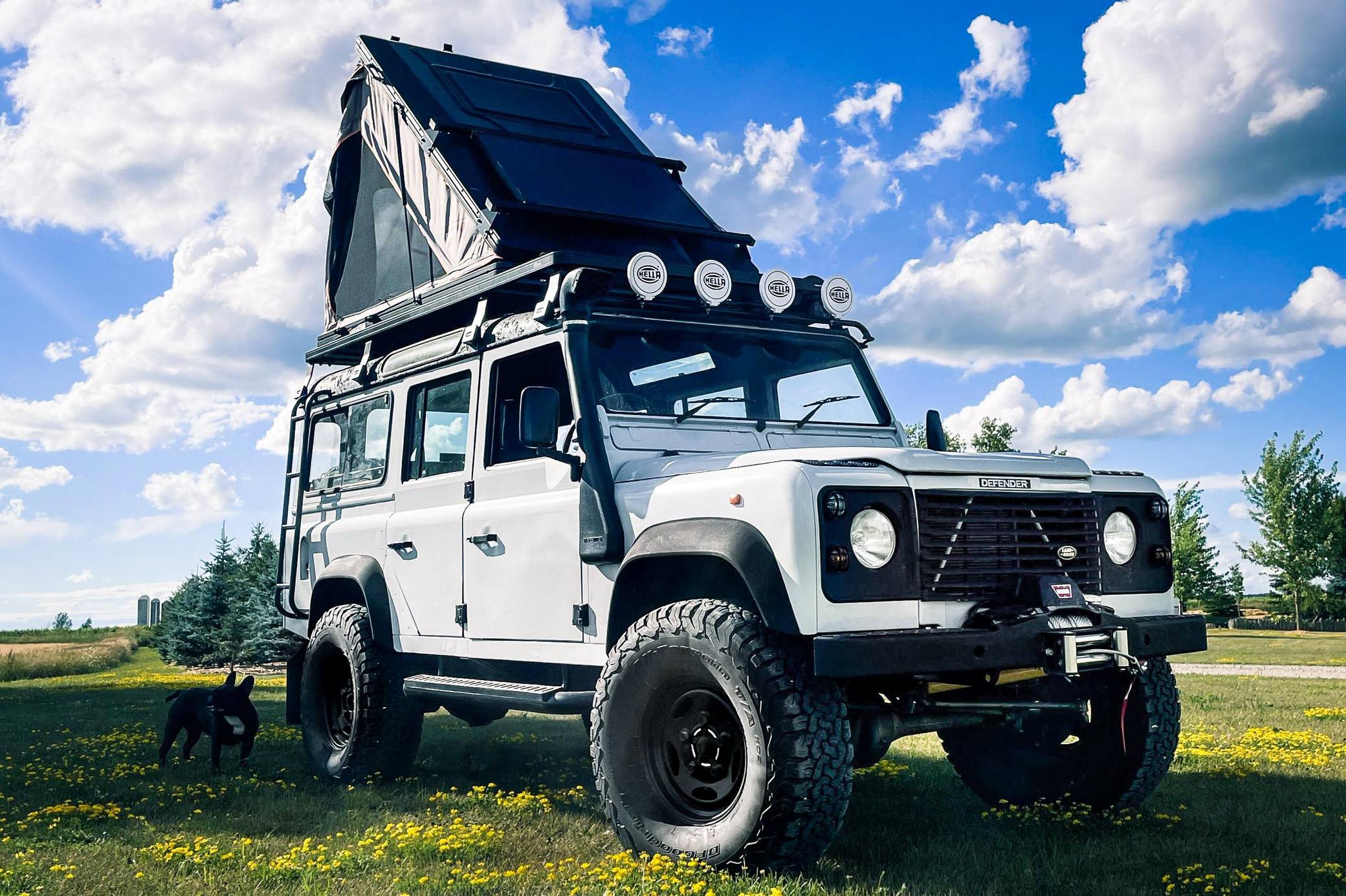 Defender 110 discount pop up roof