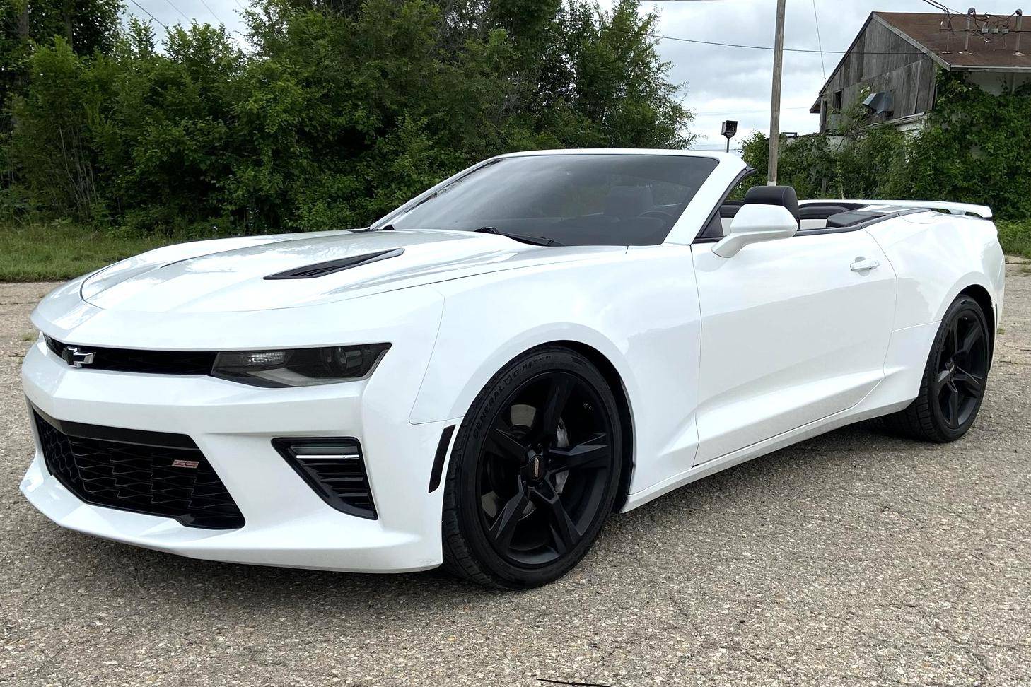 Descubrir 48+ imagen white camaro convertible