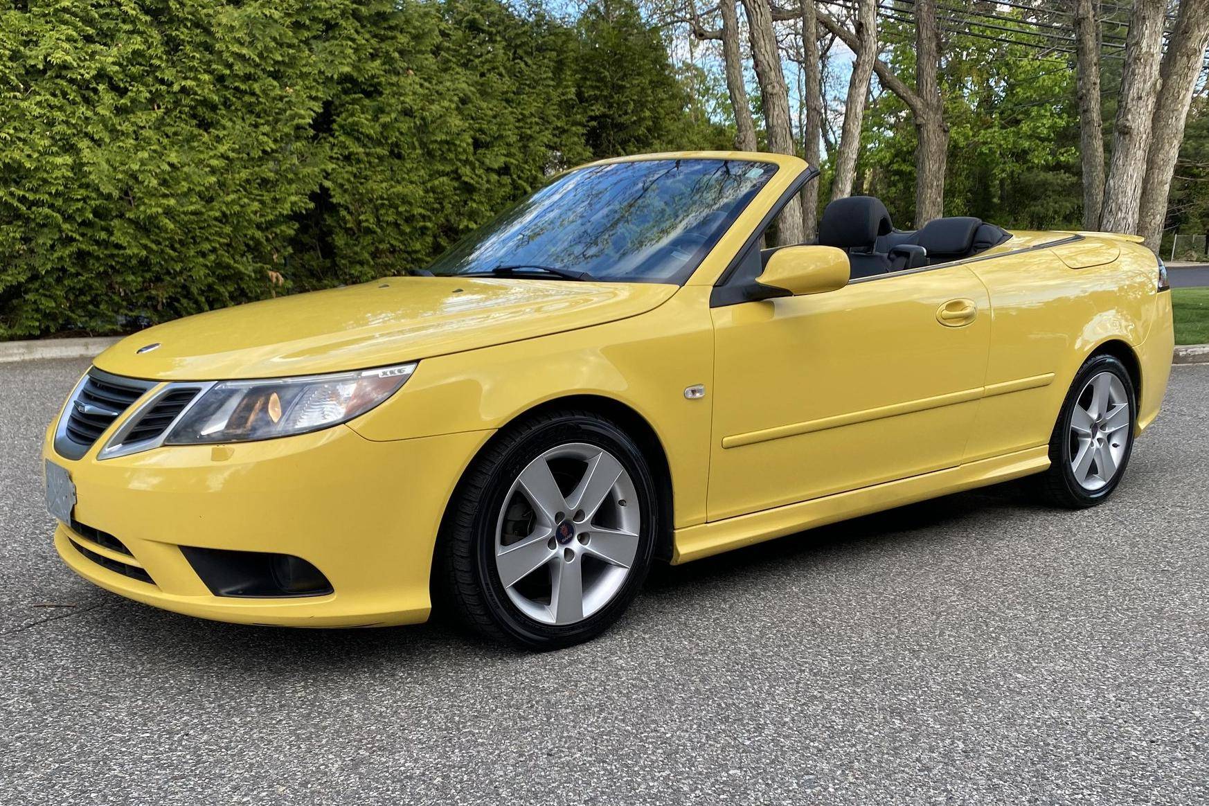 2008 Saab 9-3 Convertible Yellow Edition