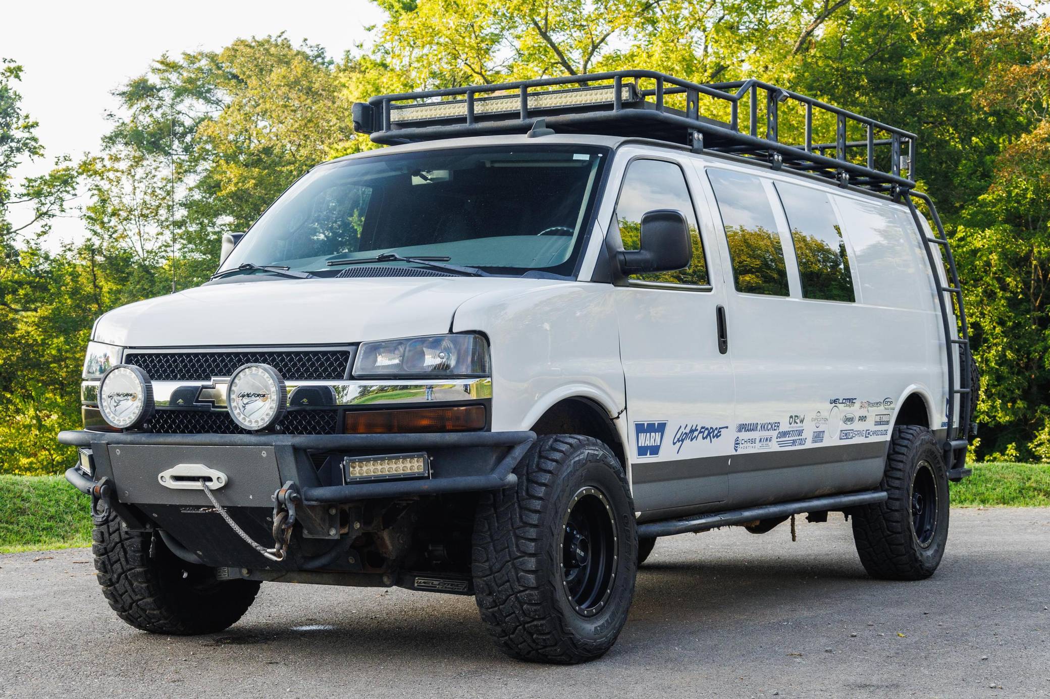 Chevy express best sale 3500 roof rack