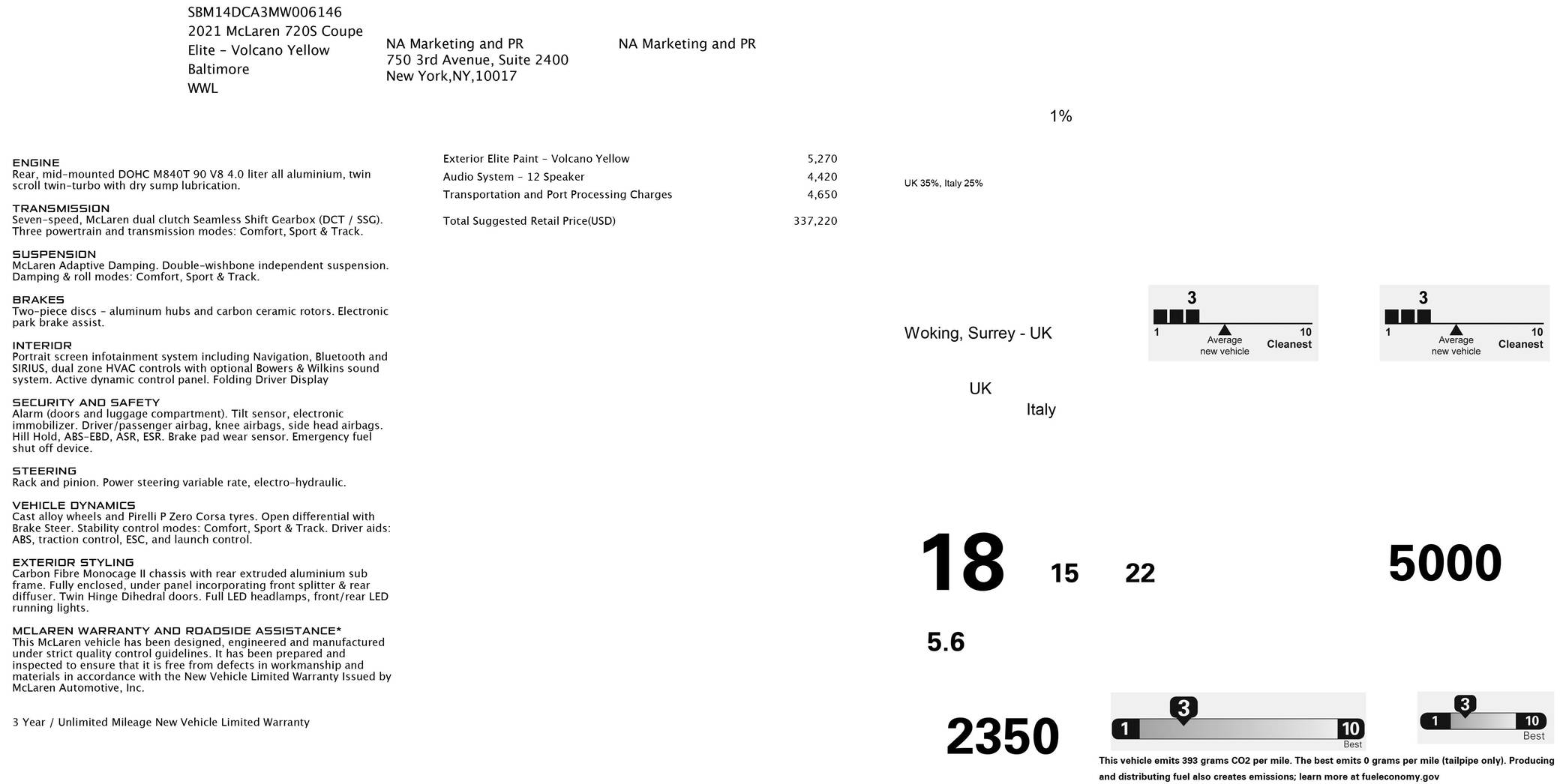 2021 McLaren 720S photo 116