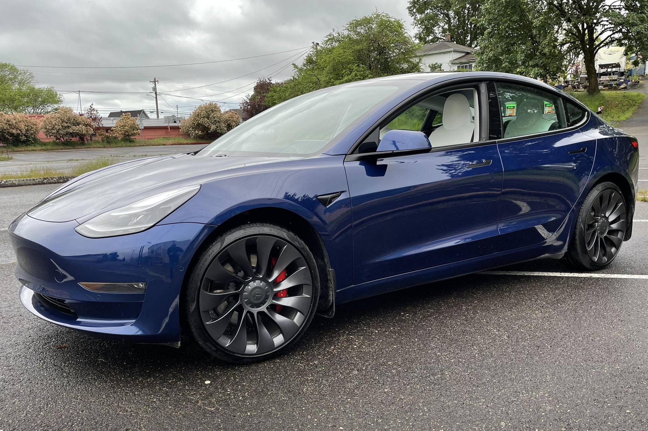 Tesla model deals 3 performance wheel