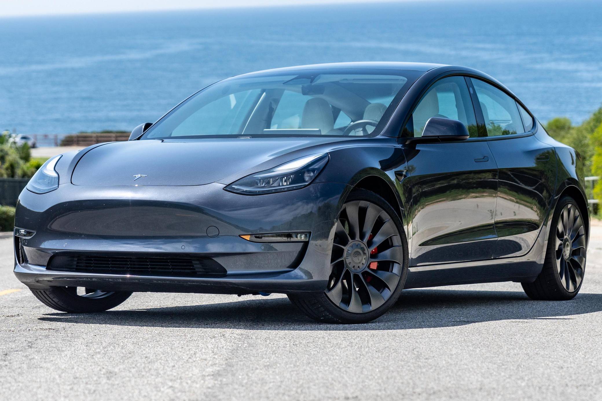 Tesla model 3 on sale performance grey 2021