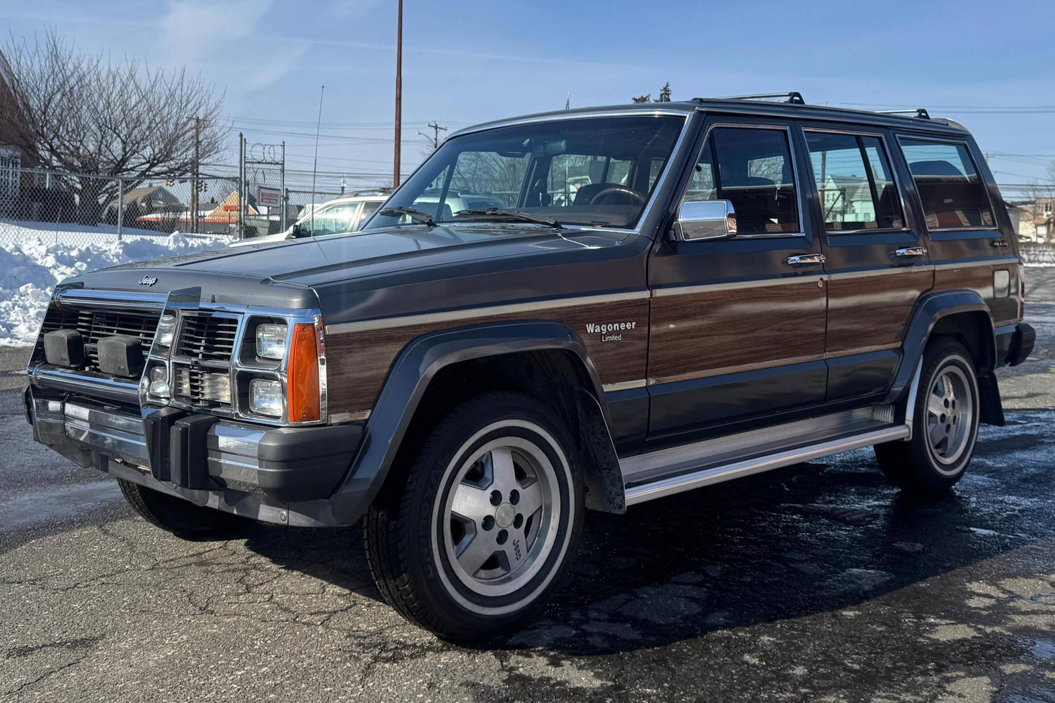 Wジェッカー W-JECCAR 1989 ウイング 2枚セット 1989 Jeep Wagoneer Limited 4x4 VIN: 1J4FN78L6KL565898 for Sale