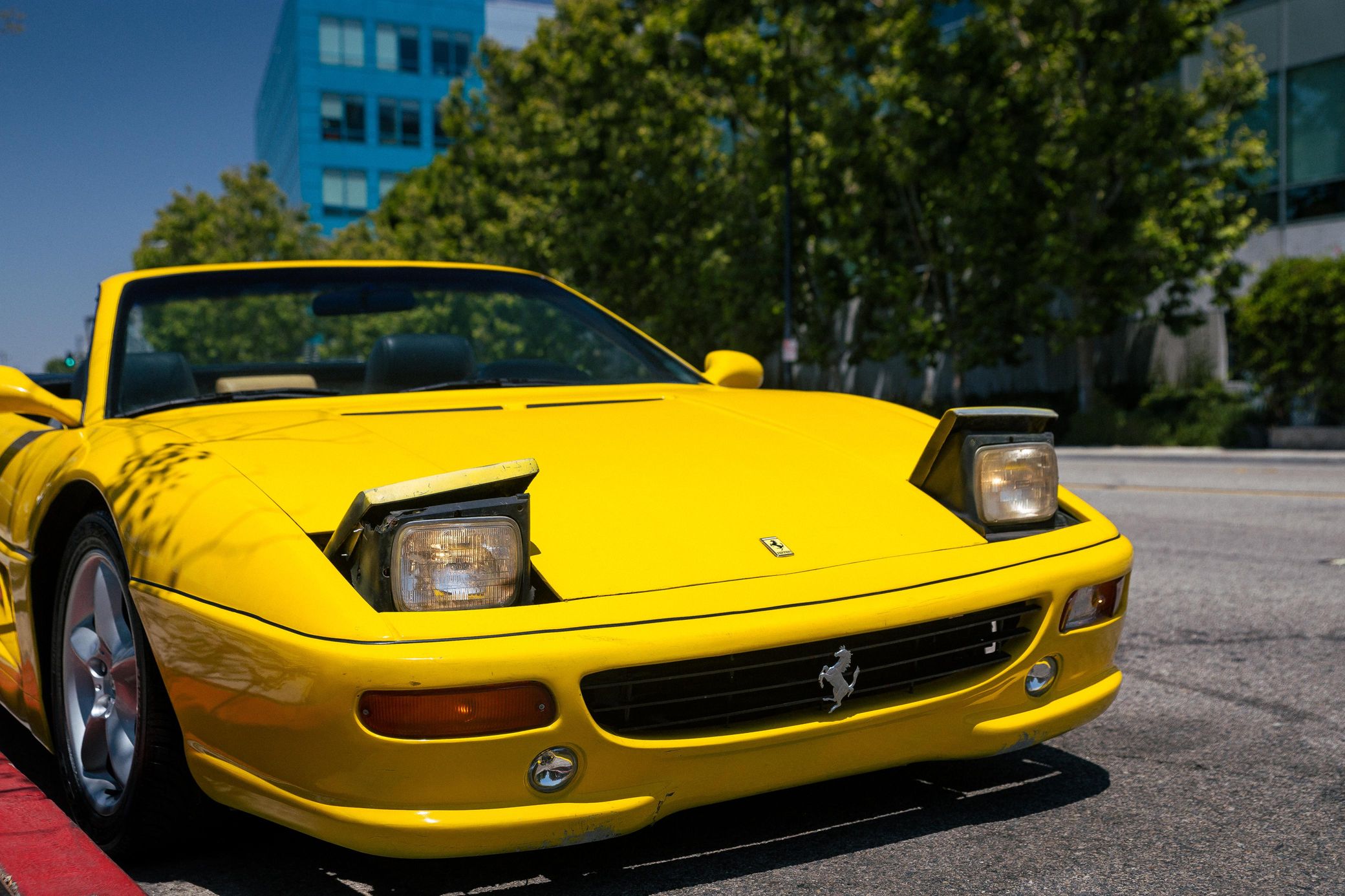 原画 フェラーリ355とタロピョン Ferrari 355