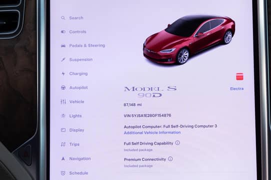 2016 Tesla Model S 90D VIN: 5YJSA1E28GF154876 for Sale Cars Bids