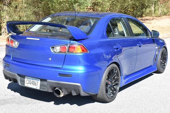 2010 MITSUBISHI LANCER EVOLUTION GSR 0 60 visual data 5
