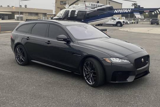 File:2018 Jaguar XF Sportbrake S, rear left (ISWC meet, July 15