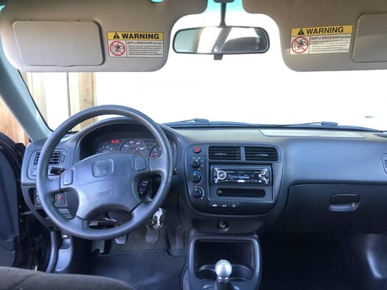 2000 Honda Civic Si auction - Cars & Bids Honda Civic 2000 Modified Interior