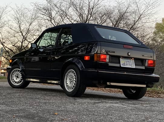 1991 Volkswagen Cabriolet Etienne Aigner Edition auction Cars Bids