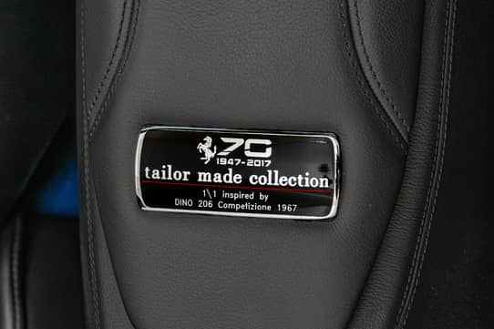 2017 Ferrari California T 70th Anniversary VIN: ZFF77XJA3H0225391