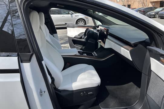 Black and white online premium interior tesla