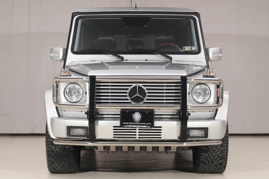 G55 G550 G-Class 4x4 W463 G-Wagon All Silver Grille Star G500