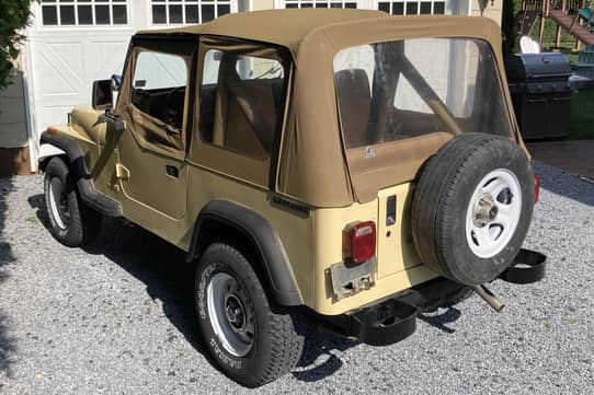 1988 Jeep Wrangler 4x4 auction - Cars & Bids