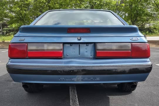 Ford Mustang LX Detroit Speed 5.0 Bleu 1989 - Modèle Réduit 1:18 GMP Neuf Sous Boîte