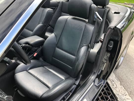 BMW e46 325Ci Coupe black leather interior