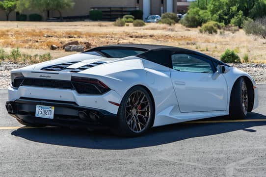LookSmart 1:43 Lamborghini Huracan Spyder Aftermarket blanc LS470B modèle voiture LS470B