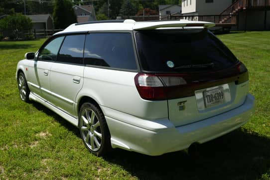 Autoart 1/43 – Subaru Legacy GT-B 1999 Blanche, état Mini !