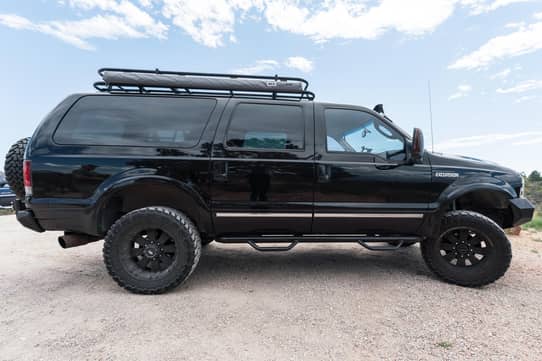 Ford excursion ladder online rack