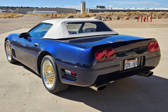 1990 Chevrolet Corvette Callaway Twin Turbo Convertible VIN