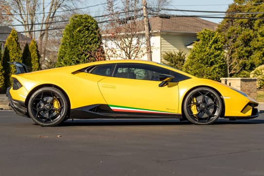 Bburago 1:43 Lamborghini Huracan Performante Année de construction 2017 vert métallique 18-30397